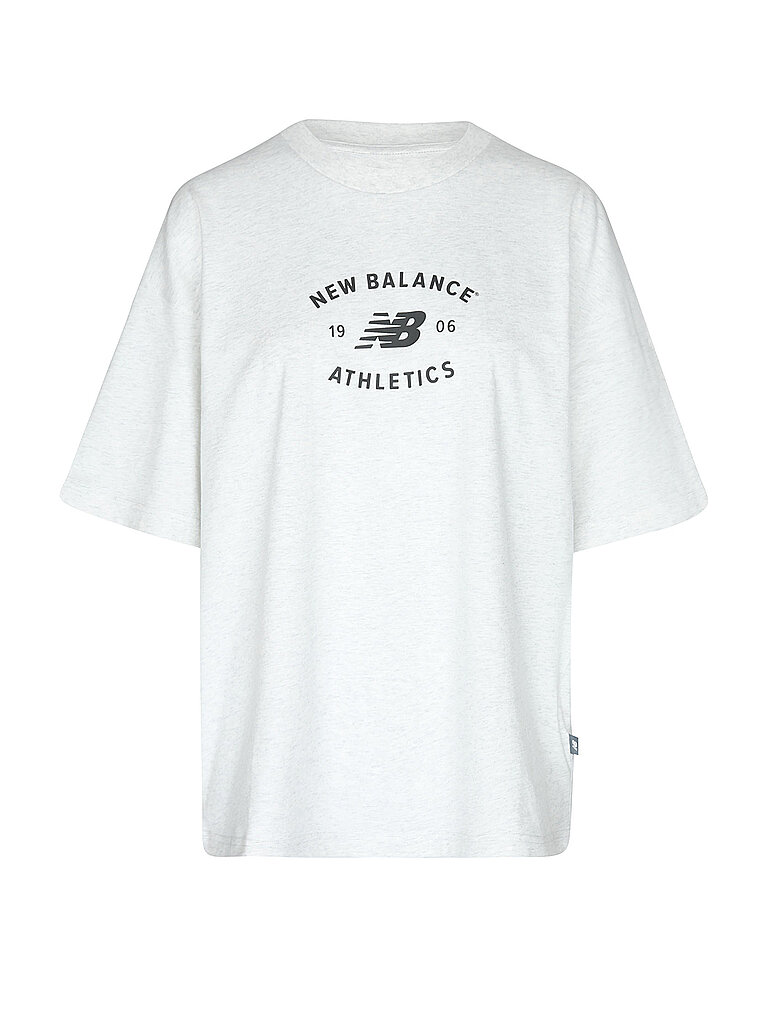 NEW BALANCE Damen T-Shirt Reimagined Oversized hellgrau | S